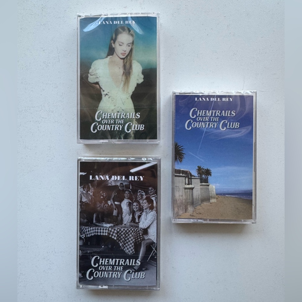 3 Lana Del Rey Chemtrails Over The Country Club Cassette Bundle New And Sealed